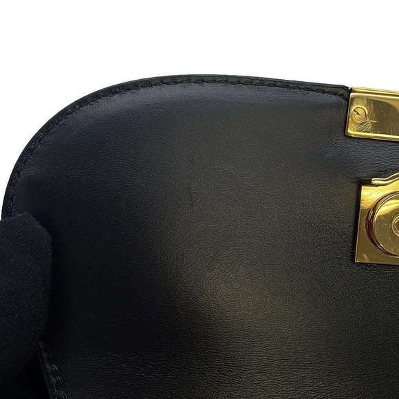 Versace Greca Goddess Embossed 2way Handbag Black - Picture 10 of 15